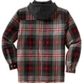 thumbnail image 3 of Legendary Whitetails Men's Maplewood Hooded Flannel Shirt Jacket, 3 of 6