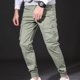 thumbnail image 4 of Pantalones largos para hombre, bolsillos laterales, pies pequeños, ajustados, largos, para hombre, 4 of 6