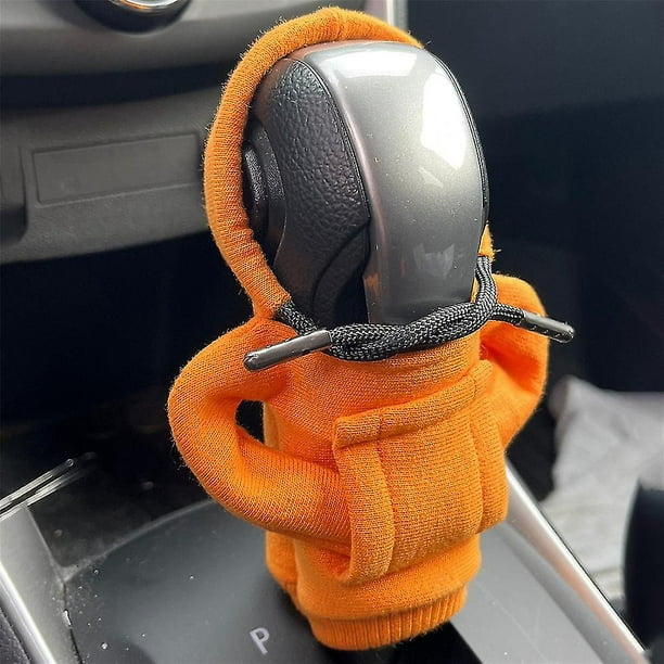 NTING Car Gear Shift Hoodie, Gear Shift Cover, Car Shifter Hoodie Cover  Sweatshirt, Universal Automotive Interior Accessories Gift, Black
