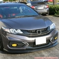 thumbnail image 3 of Ikon Motorsports Compatible with 14-15 Civic 2DR Coupe IKON Style Front Bumper Lip Splitter Painted Taffeta White, 3 of 6