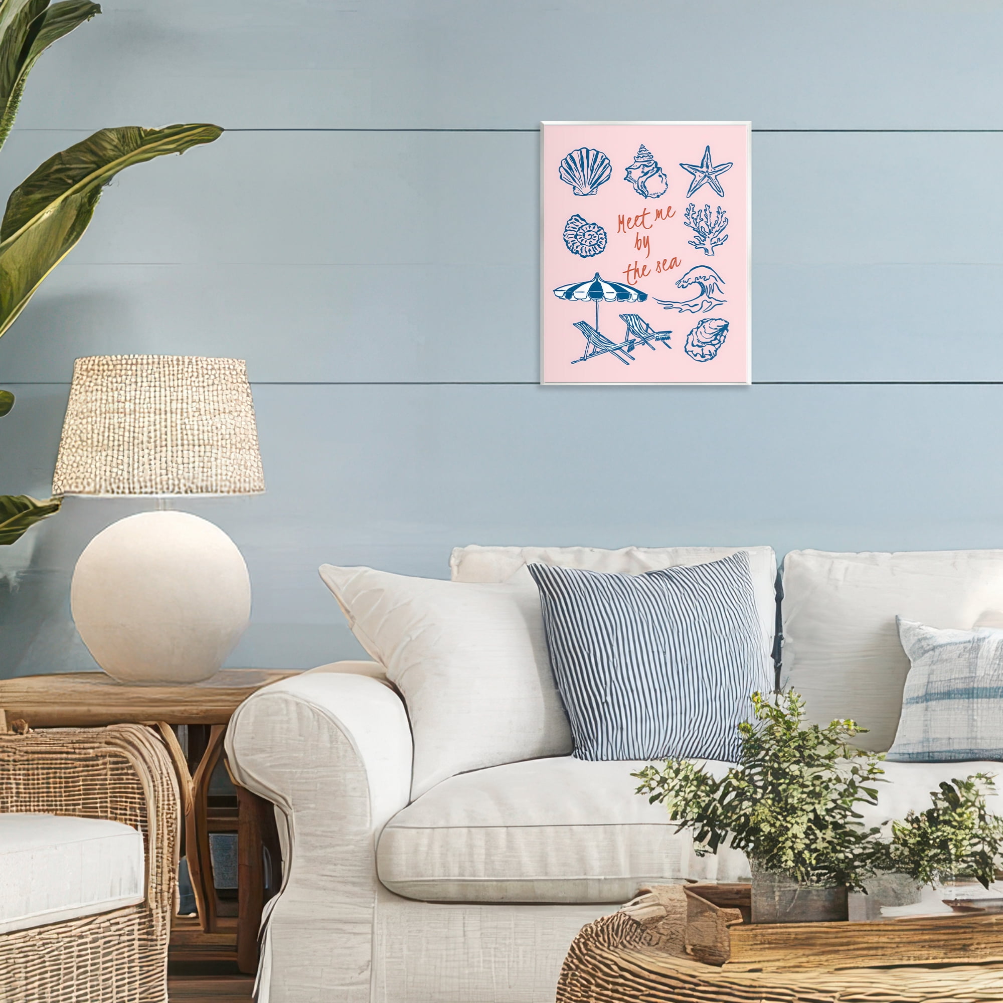 Stupell Industries Meet Me By The Sea Wall Plaque Art, design by The Prints Vibe