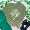 thumbnail image 2 of Inverlee Happy St Patrick's Day Tshirts Women 2025 Four Leaf Clover Graphic T Shirts Oversized Short Sleeve Shirts Blouses Irish Outfit Crew Neck Holiday T-shirt Tops, 2 of 6