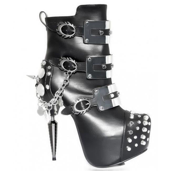 ATHENA-BLK-10 Womens Athena Platform Boot, Black - Size 10 | Walmart Canada