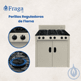 thumbnail image 4 of Parrilla de Anaquel Gas L.P. Fraga P333 6 Quemadores, Encendido Manual, Gas L.P. Hecho en México., 4 of 5