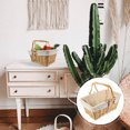 thumbnail image 3 of Bread Storage Basket Handheld Woven Basket Outdoor Picnic Organizing Basket, 3 of 9