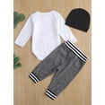 thumbnail image 5 of Dooleck New to the Crew Baby Outfit Infant Clothes Bodysuit Halen Pants Set Sleepwear, 5 of 7