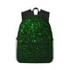 thumbnail image 1 of Disketp Green Sparkling Mochila Ligera Clásica con Múltiples Bolsillos, Mochila Casual para Hombre y Mujer, Ideal para Escuela, Trabajo y Viajes, 1 of 6