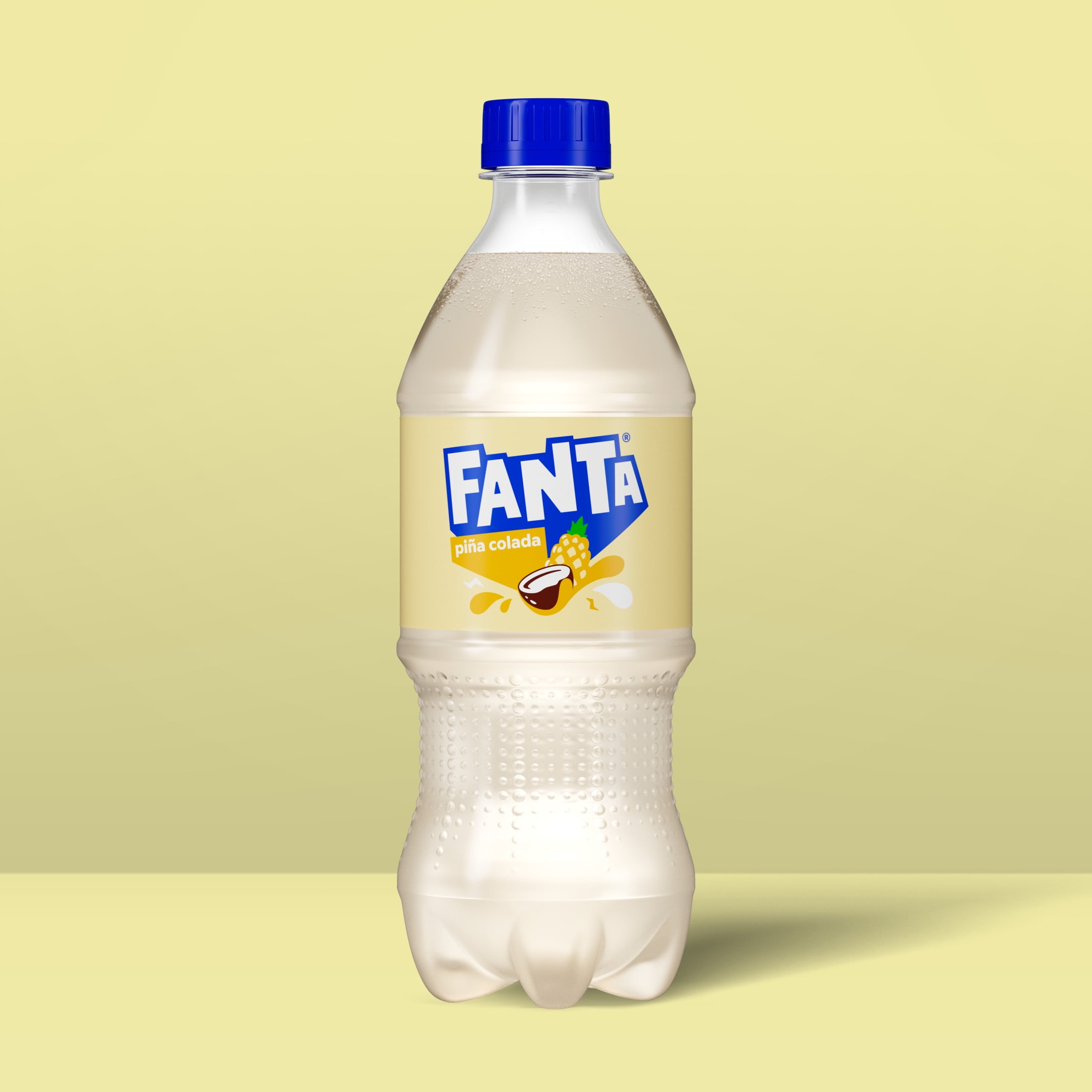 Fanta Pina Colada Soda Pop, 20 fl oz Bottle