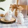 thumbnail image 4 of TOWED22 Scented Candle Gift Set Instagram Props Rabbit Candle Soy Wax Candle Decorations For Home(White), 4 of 5