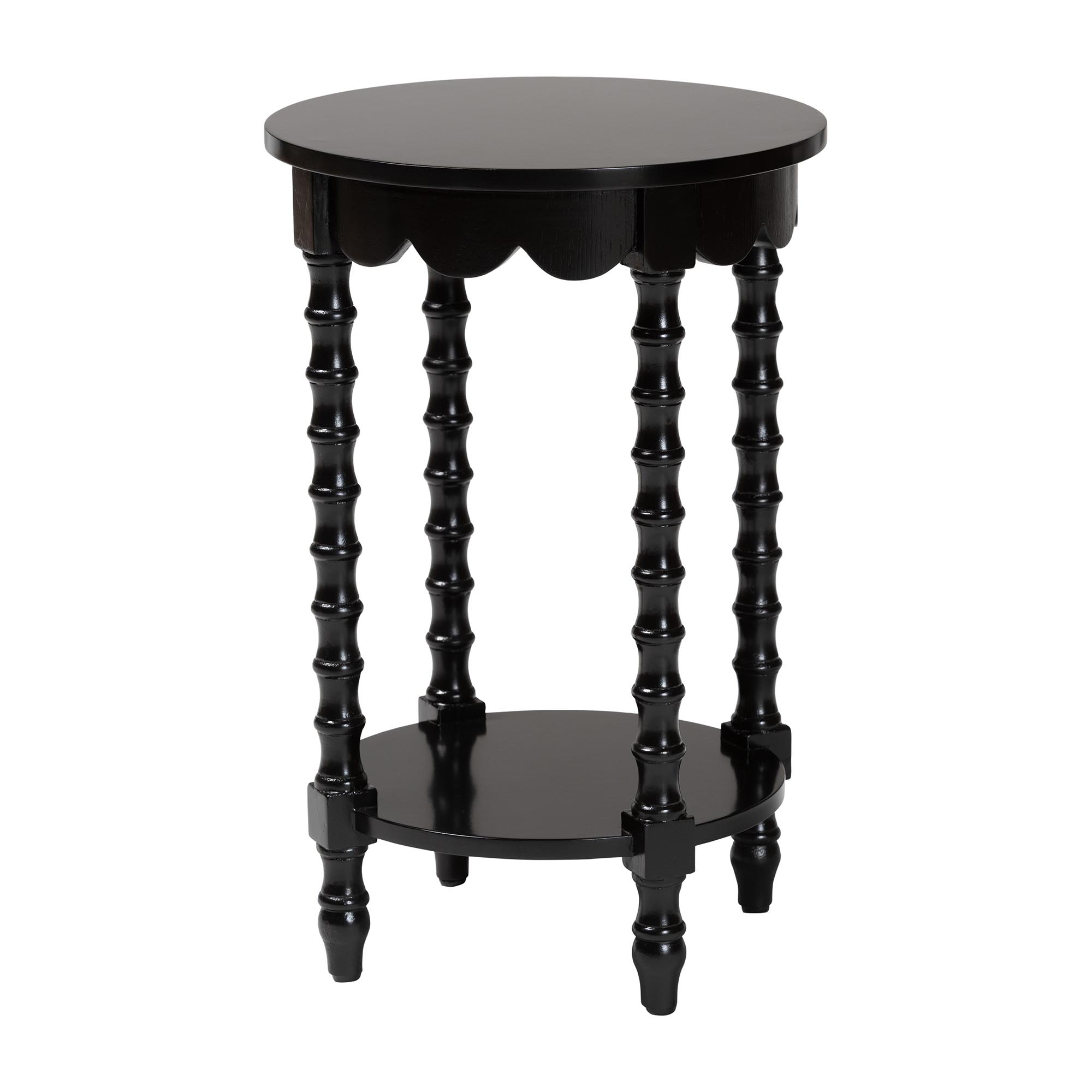 bali & pari Sally Mid-Century Nightstand, Black