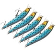 thumbnail image 4 of Fishing Lure Bait Simulation Lure Bait 5Pcs Artificial Simulation Minnow Long Shot Lure Bait With Treble Hook Fishing Accessory4#, 4 of 8
