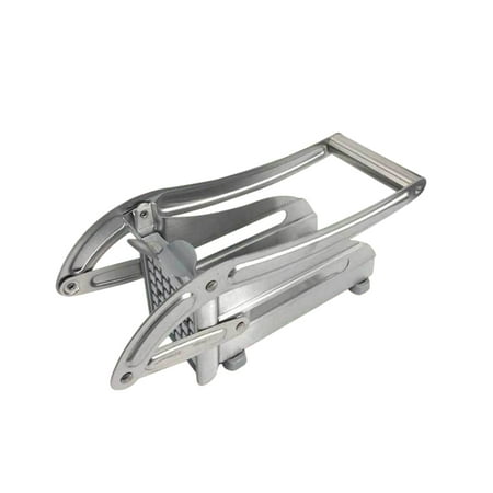 

Hemoton Stainless Steel Potato Chipper Vegetable and French Fry Cutter French Fry Chips Cutter Slicer Chopper