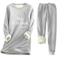 thumbnail image 2 of Oksale 2 PC Yes,I'm Always Freezing Sweatsuits Set Women Fluffy Sherpa Lined Sweatshirts with Pockets Elastic Drawstring Sweatpants Plus Size Casual Outfits for Going Out 2025 Orange XL, 2 of 4