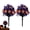 2pcs, variant on Halloween Pumpkin Topiary Trees Stakes 22in Artificial Gourd Lawn Decors with Orange Leaves Fade Resistant PE Plant inserts for Halloween Porch Garden