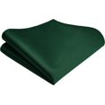 thumbnail image 3 of LAICAIW Mens Solid Color Double Fold Pre-tied Bow Tie and Pocket Square Set, 3 of 7