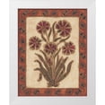thumbnail image 3 of Elizabeth David 26x32 White Modern Wood Framed Wall Art Titled - Global Flowers I, 3 of 5