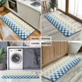 thumbnail image 6 of Colorful Gradient Checkerboard Checkered Pattern Kitchen Rug Mat,Kitchen Runner Rugs Non Skid Washable,Decorative Kitchen Floor Mats for Kitchen,Sink,Laundry,17"x47.2", 6 of 7