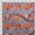 thumbnail image 4 of oneOone Cotton Poplin Red Fabric Sea Shells Ocean Quilting Supplies Print Sewing Fabric By The Yard 42 Inch Wide, 4 of 4