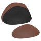 thumbnail image 1 of Uxcell 8pcs Mantel de Cuero, Alfombrilla de Mesa Resistente al Calor, Posavasos para Mesa de Comedor - Marrón+Negro, 1 of 6