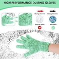 thumbnail image 2 of 1 par de guantes de limpieza verdes, guantes de limpieza lavables y reutilizables para limpiar plantas, luces de persianas de automóviles y rincones de difícil acceso Rojo Verde, 2 of 5