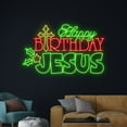 thumbnail image 3 of Handmadetneonsign Happy Birthday Jesus Neon Sign, Happy Birthday Jesus Led Sign, Merry Christmas, 3 of 5