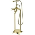 thumbnail image 1 of Vanity Art Single Handle Floor Mounted Freestanding Tub Filler with Handshower, 1 of 4