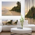thumbnail image 1 of Expansive Tropical Beach Evening - Modern Seascape Canvas Artwork, 1 of 3