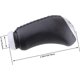 thumbnail image 3 of Shifter Gear Stick Shift Knob Leather Shifter Shift Knob,for RENault,for LaGuna,for MeGane 2,for Clio 3,for Scenic 2,for Kangoo 2009 (Size : Black Lin, 3 of 4