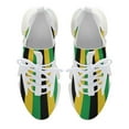 thumbnail image 5 of Black Yellow Green Stripes Walking Shoes for Men Woman Lightweight Tennis Fashion Elastic Sports Shoes Cushion Basketball Shoes, 5 of 7