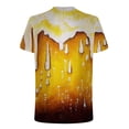 thumbnail image 3 of Birdeem Nouveau T-Shirt de Mode pour Hommes Impression 3D Bière Non Positionnée Manches Courtes Col Rond T-Shirt Décontracté Haut de Sport Blouses, 3 of 5