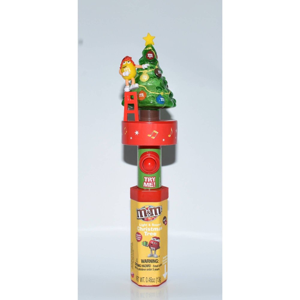 M&M's Christmas Tree Light and Sound Wand with Candy