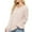 Beige, variant on BONIXOOM Sweaters For Women Trendy Baggy Fit Sweater Pullover Vacation V-Neck Fall Sweater Gray XL(US:10)