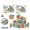 209pcs, variant on Esaierr 3-7 Y Boys Girls Building Blocks Set Toys for Kids Toddler Colorful Learning Educational Toys Building Block House Toys for Boys & Girls