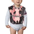 thumbnail image 6 of Hirioo Cute Axolotl Sakura Blossoms B for Baby Waterproof Pocket Bib Adjustable Closed for Babies Toddlers with Large Pocket 6-24Months, 6 of 8