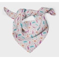 thumbnail image 3 of Bimba Gray Dot & Candies Food Pure Silk Printed Scarf Dupatta Head Neck Wrap Bandanas For Women 40 x 40 Inches, 3 of 6