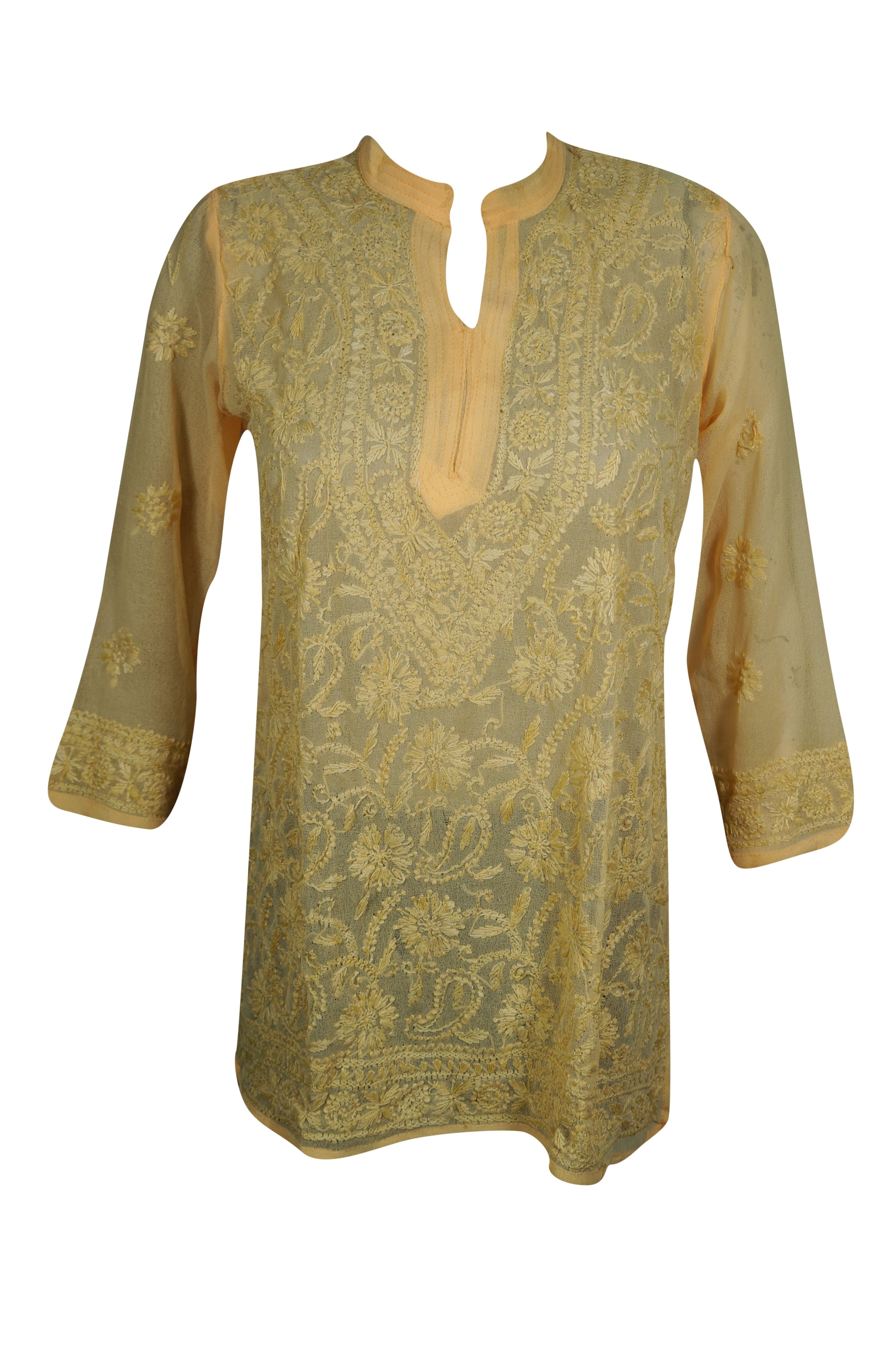 Mogul Interior Mogul Womens Beautiful Peach Floral Hand Embroidered Tunic Blouse Long Sleeves Georgette Sheer Kurti Cover Up Top Dress S M Walmart Com Walmart Com Mogul Interior Mogul Womens Beautiful Peach Floral Hand Embroidered Tunic Blouse Long Sleeves Georgette Sheer Kurti Cover Up Top Dress S M Walmart Com Walmart Com