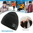 thumbnail image 7 of Soft Wireless Beanie Headphone Hat Wireless V4.2 Noise Cancellation, 7 of 7