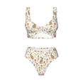 thumbnail image 4 of Daiia Happy Easter Women's Bikini Set Two Piece Swimsuit High Waisted Bikini Adjustable Straps Bikini Perfect for Beach, Pool, and Summer Vacation-, 4 of 9