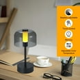 thumbnail image 3 of Lámpara de mesa LED inalámbrica Lámpara de escritorio recargable Luz de noche minimalista, 3 of 7