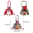 thumbnail image 4 of Inteprter Bolsa de dulces navideños: elementos esenciales navideños lindos y elegantes para cualquier lugar, tela fácil de empacar Kits de decoración para fiestas Anciano, 4 of 6