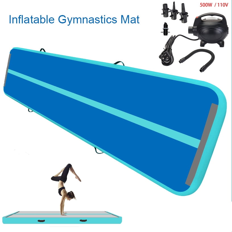 iMeshbean 3.3ft*10ft*4in Inflatable Gymnastics Cheerleading Tumbling
