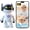 White, variant on 2K Indoor Security Camera, 5G/2.4Ghz WiFi Home Security Camera, Robot/Pet/Baby Camera with Phone App, Motion Detection and Alarm, Two-Way Talk, Night Vision, Human Detection