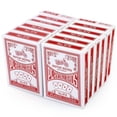 thumbnail image 1 of LotFancy Playing Cards, 12 Decks Poker Size Standard Index, Red, 1 of 5