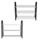 thumbnail image 4 of Zapatos De Apoyo, Estante Para Zapatos Estante De Almacenamiento De Zapatos Bricolaje Plástico + Estante Para Zapatos De Aluminio Ahorro De Espacio Organizador De Zapatos Rango De ANGGREK Shoes Rack, 4 of 8