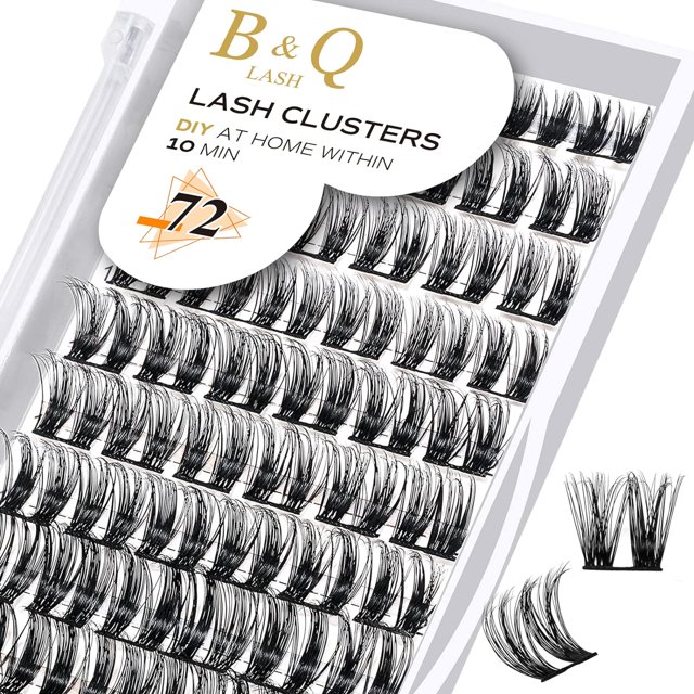 Lash Bond and Seal 10ML B&Q Lash Cluster Bond and Seal Pegamento para pestañas Pegamento para pestañas DIY Extensiones de pestañas Impermeable Unión y sello de larga duración (Black Bond+Black Seal)