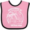 thumbnail image 3 of Inktastic Summer Vacation Mode Myrtle Beach South Carolina Boys or Girls Baby Bib, 3 of 4