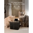 thumbnail image 3 of 142oz/4.2L Wireless Cat Water Fountain Stainless Steel, Water Dispenser for Dogs & Cats, Ultra Quiet, 5000mAh Battery, 3 of 13