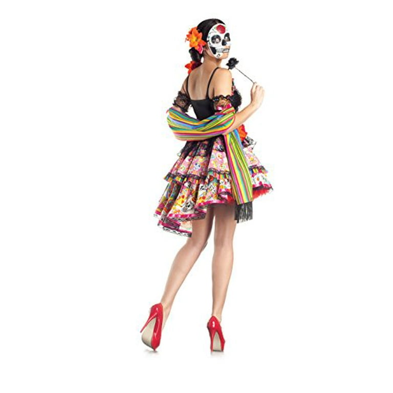 Day of the Dead Sexy Womens Costume - Walmart.com