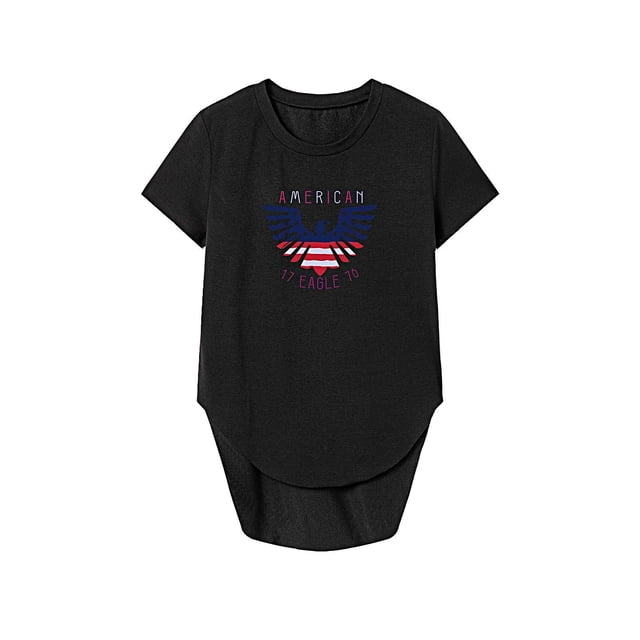 Camiseta para mujer de verano, informal, ligera, elegante, cuello redondo, para deportes de calle L