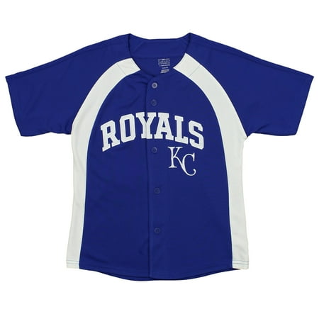 outerstuff mlb youth boys kansas city royals blank baseball jersey